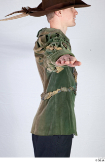  Photos Archer Man in Cloth Armor 1 Archer Medieval Clothing green jacket upper body 0004.jpg